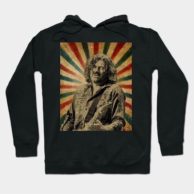 Tab Benoit -  Photo Vintage Retro Look Fan Design Hoodie by Janji Joni